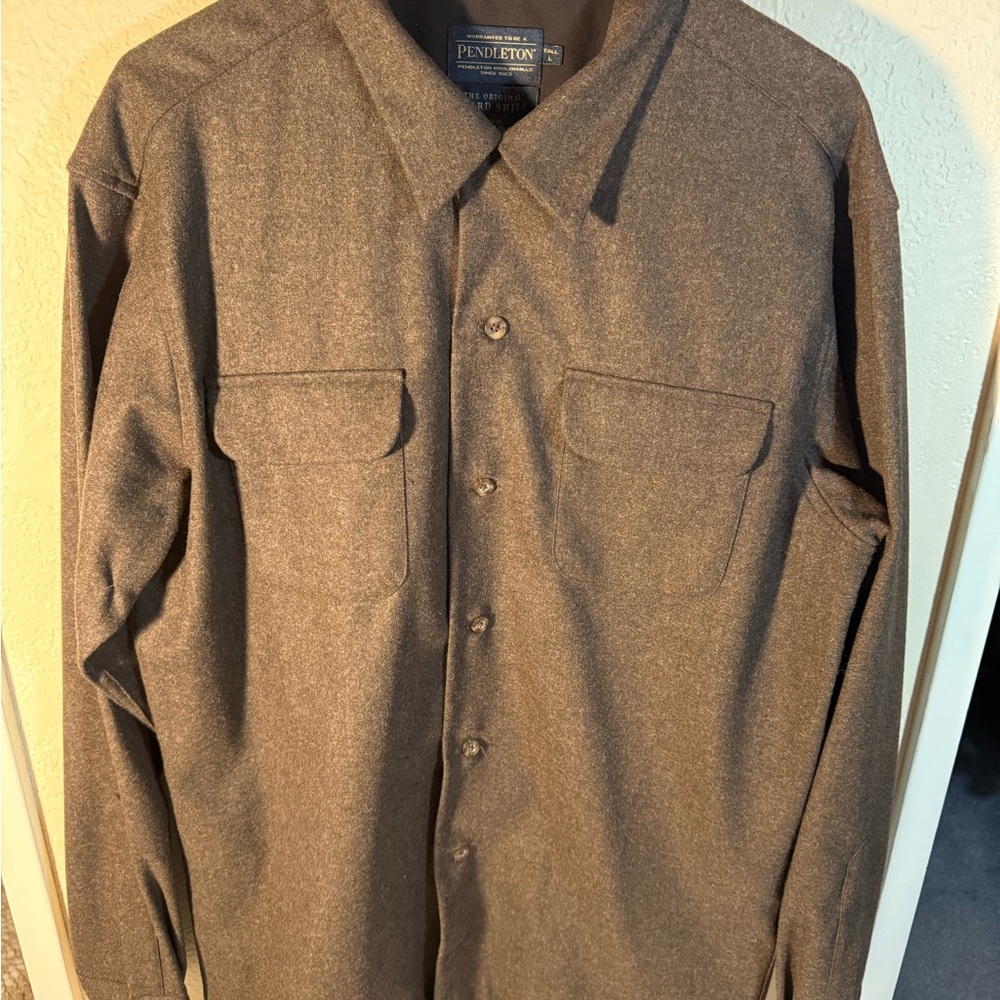 Pendleton Brown Wool Board Shirt